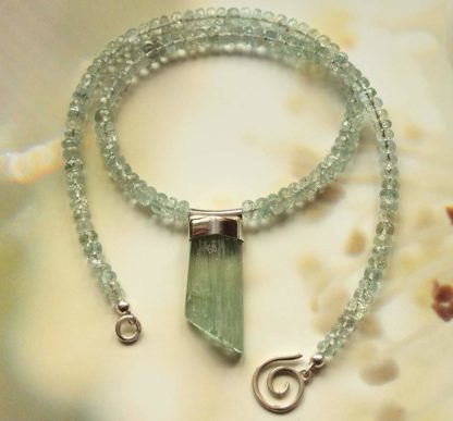 Beryll-Aquamarin-Kette