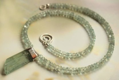 Beryll-Aquamarin-Kette